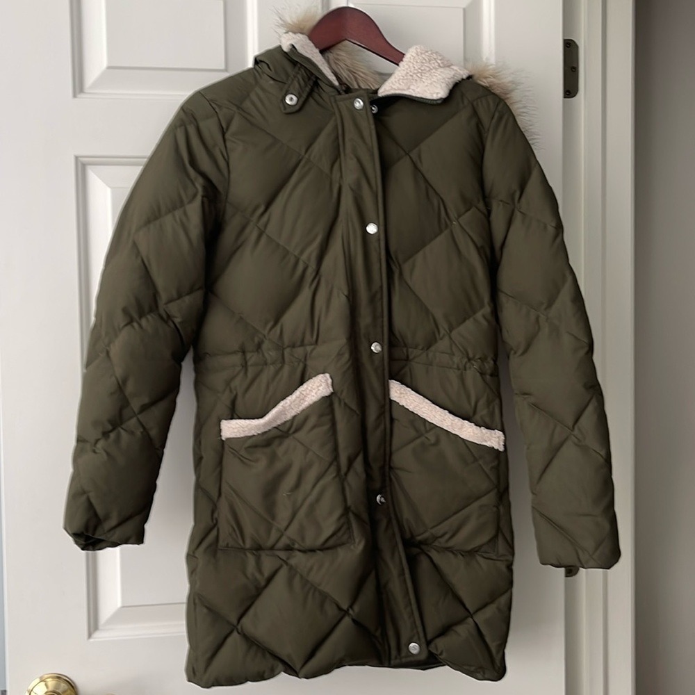 Ladies, Ralph Lauren, small green winter coat